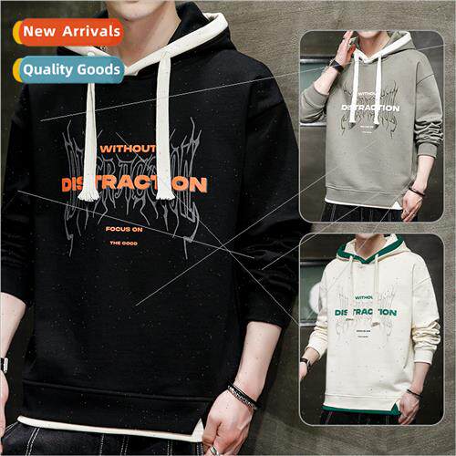 Hooded sweatshirt men spring men 2023 new long-sleeved tide