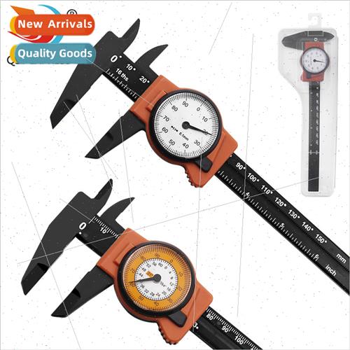 Metric 0-150mm Plastic Calipers wh Gauge Inch 0-6