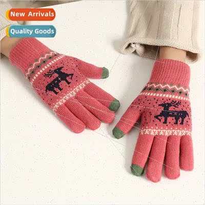 2022 knted touchscreen gloves Korea  outdoor men women coupl