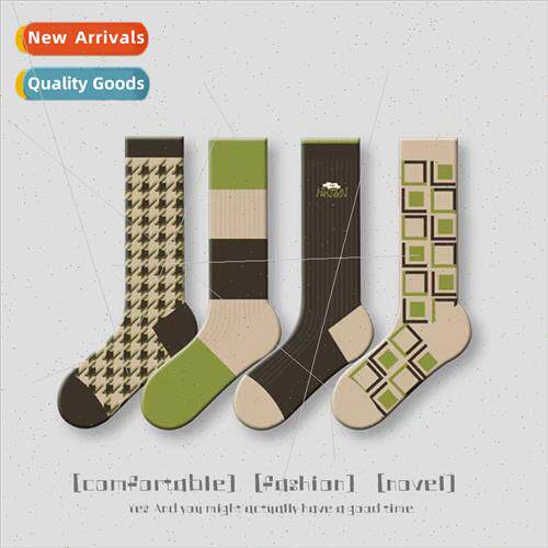 time mid-calf socks fall and winter  wool socks hundred ins