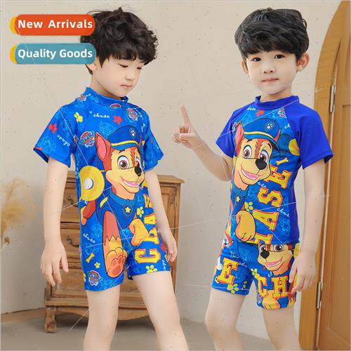 New childrens bathing su su spl two-piece boys cute handsome