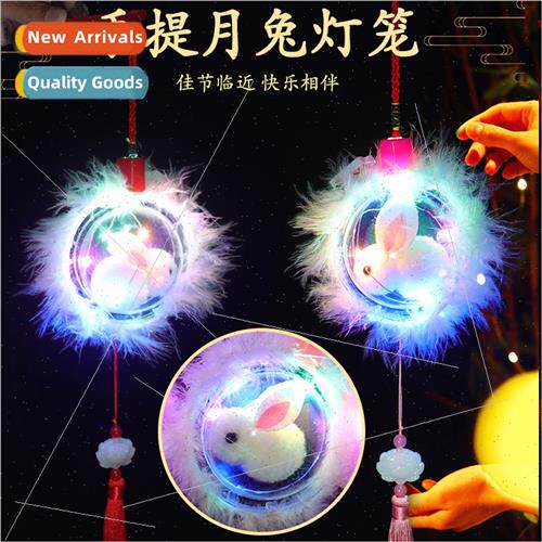 2023 New Year luminous jade rabb lantern portable cartoon ra