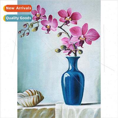 New living room handmade diamond full diamond still life lan