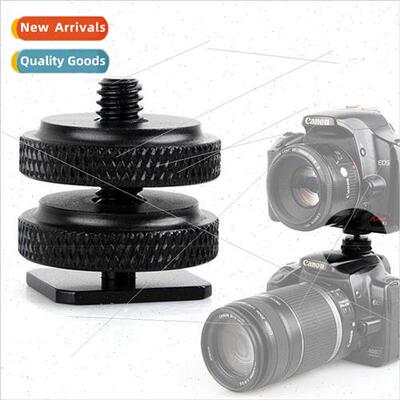 1/4 double screw 1/4 screw hole to hot shoe socket Double sc