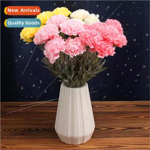 7 head carnation simulation bouquet fake flowers silk flower