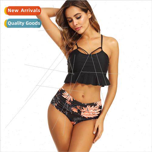 2021 New Spl High Waist Bikini Sexy Spl Swimsu Europe Swimwe