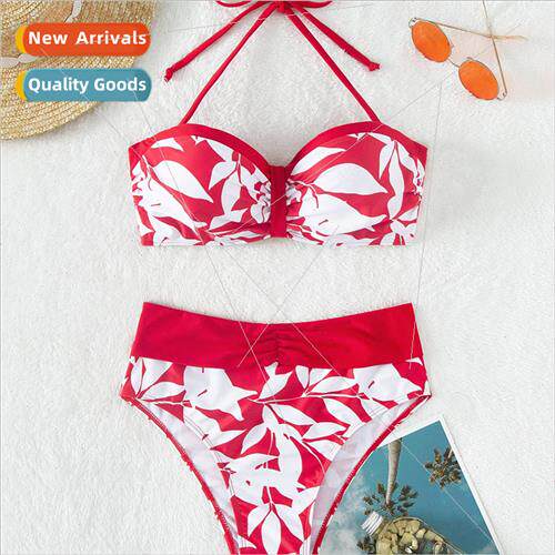 2023 New Webbing Sexy Bikini Womens Spl Swimsu High Waist Eu