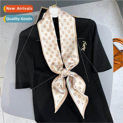 2022 Spring Autumn new monogram imation silk small silk scar