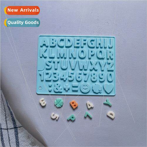 ngle Letter Chocolate 462 licone Mold Cake Pudding Dessert M