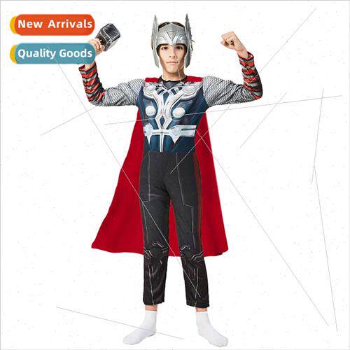Kids Superhero Thor Muscle Dress Up Movie Character Cosplay