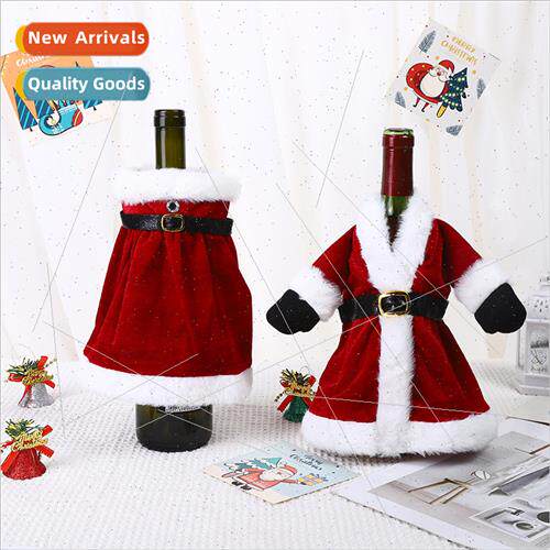 Christmas Decoration Christmas Skirt Dresses Wine Bottle Cov