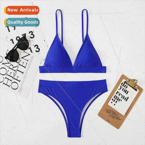 2022 New Womens Sexy Spl Backless Halter High Waist Bikini N