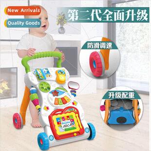 Baby walker multifunctional anti-side-turn anti o-leg walkin