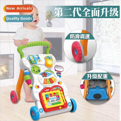 Baby walker multifunctional anti-side-turn anti o-leg walkin