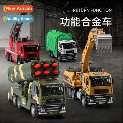 1:50 alloy engineering truck ladder fire truck garbage truck