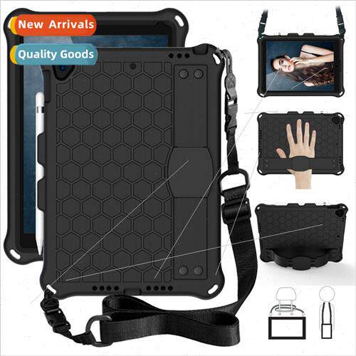 适用2019 ipad 10.2 honeycomb case air3 back strap model pen