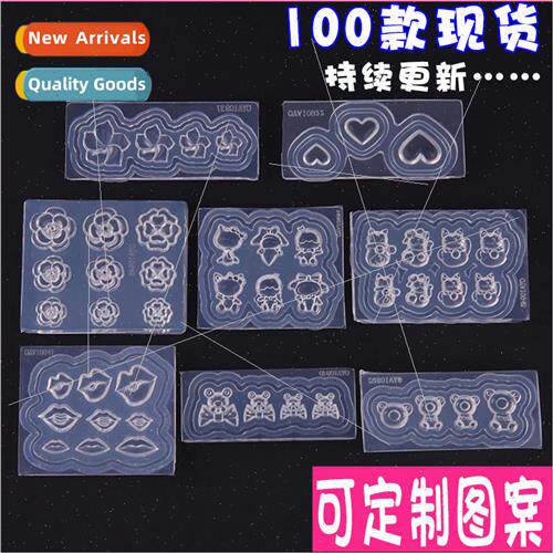 Japan 3D stereoscopic carving diamonds new nail silicone mol