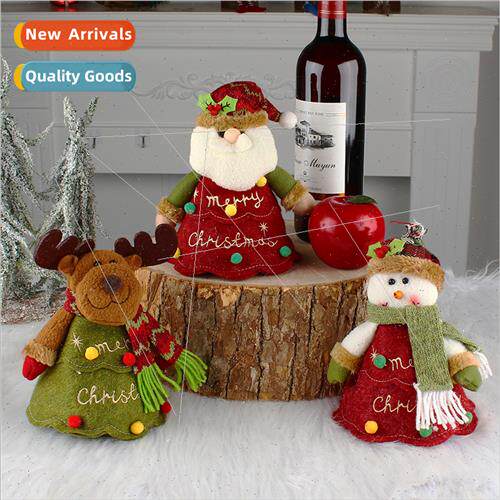 Christmas Eve cartoon three-dimensional doll candy bags zipp