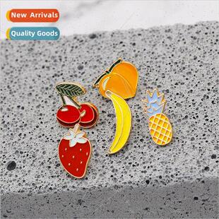 fashion creative cartoon wild fru platter set brooches Cloth