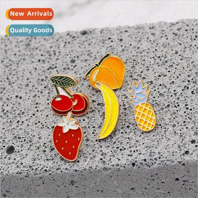 fashion creative cartoon wild fru platter set brooches Cloth