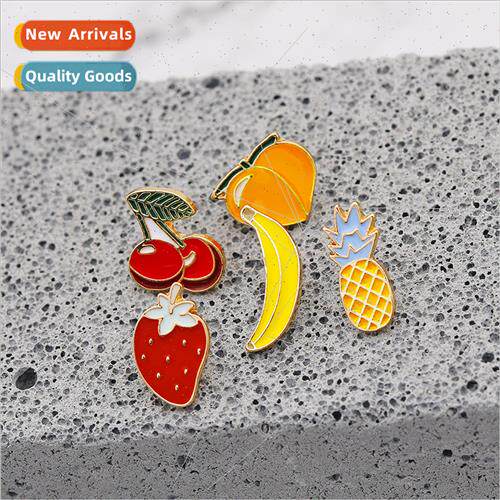 fashion creative cartoon wild fru platter set brooches Cloth