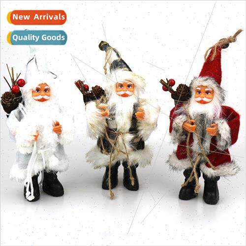 Mini Santa Claus Snowman Resin Small Ornament Cake Craft Min