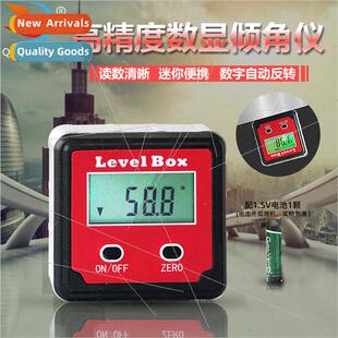 Red 2-key precision electronic digal display inclinometer in