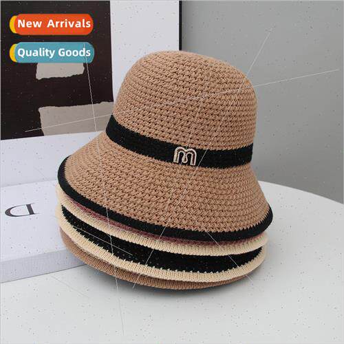 2023 Women fisherman hat sunshade hollow M Japan knted show