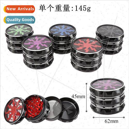 Aluminum Cigarette Sharpener 4-Layer ghtning Fluted 62MM Dia