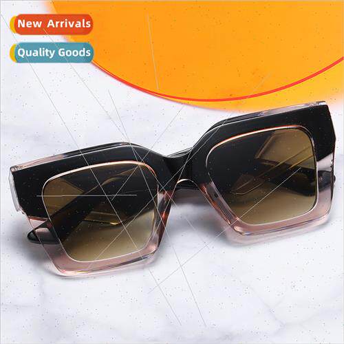 04005 square vintage premium feel sunglasses 2023 fashion su