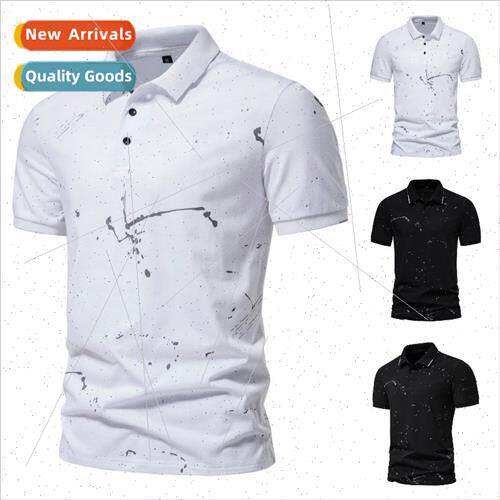 2022 Europe size men business casual collar collision color
