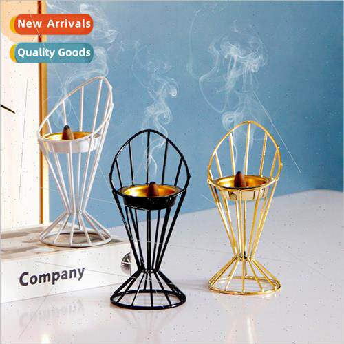 Modern Minimalist Handheld Incense Burner Gold Black Whe Met