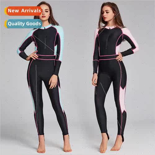 SBART new womens one-piece diving su sunscreen long-sleeved