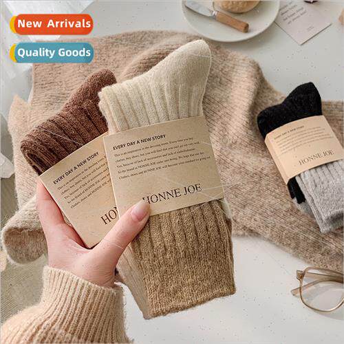 Socks women winter thickened warm cashmere socks women color