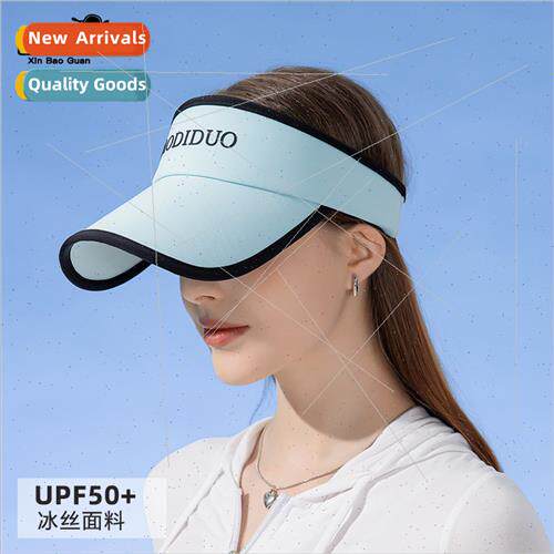 8234 summer UPF50 + sun shading baseball hollow cap simple v