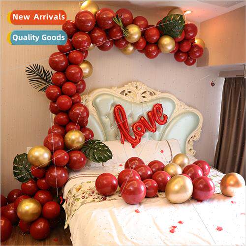 Wedding Balloon Set Atmosphere Decoration Big Red Balloon Ga
