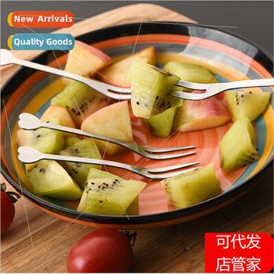 Stainless Steel Fru Forks Home Fru gns Two Tines Forks Cake