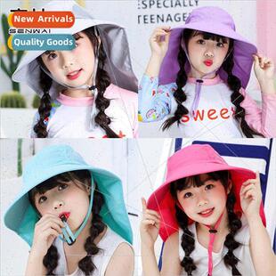 Children large-brimmed sun hat summer excursion sunscreen ou