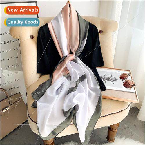Fashion Korea  elegant sweet sunscreen silk scarf lerary geo