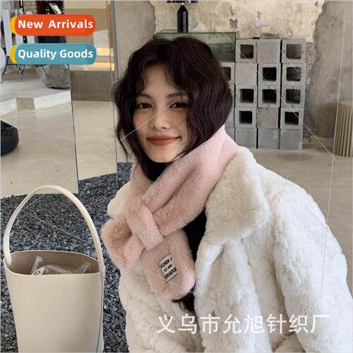High- soft skin-friendly imation fur scarf fall winter warm