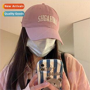 Big head circumference baseball cap female new wide-brimmed