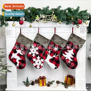 New Stocking Christmas Snowflake Bag Hanging 2022