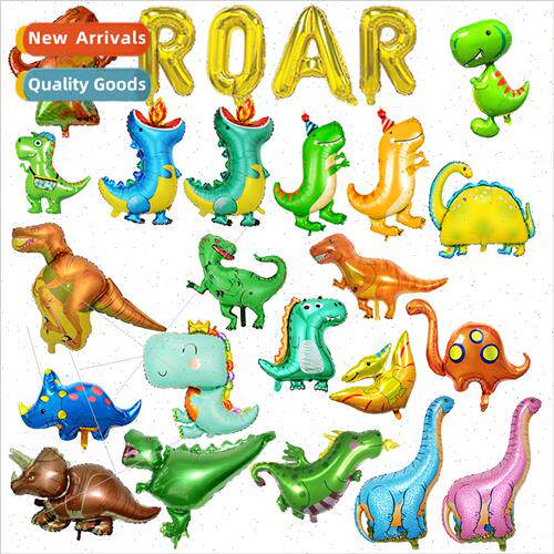 Q  cartoon dinosaur horned dragon aluminium film balloon chi