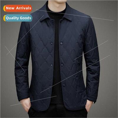 Autumn winter jacket men 2023 cotton clothes men lapel cotto