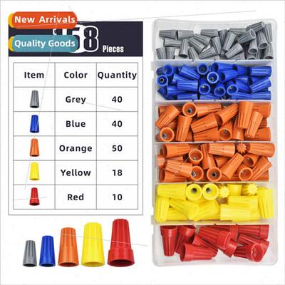 158pcs Combination Set Boxed Screw Crimp Cap Quick Terminal