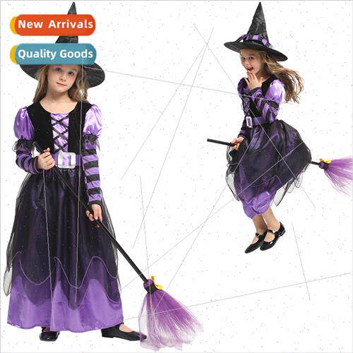 Halloween Cosplay Costumes Kids Magic Wch Costume Poncho G-0