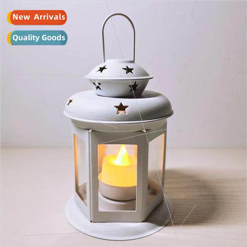 Europe iron wind lamp horse lamp garden lamp candlestick orn