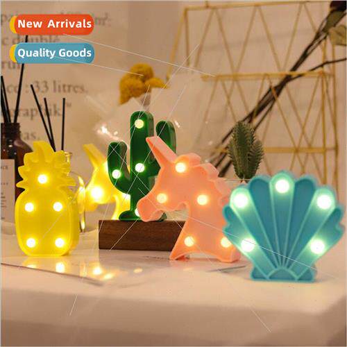 LED light send electronic mini night light flamingo pineappl