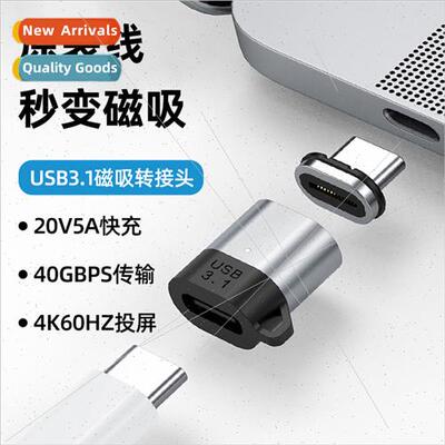 Magnetic adapter type-c penometer pd100w cast adapter usb3.1