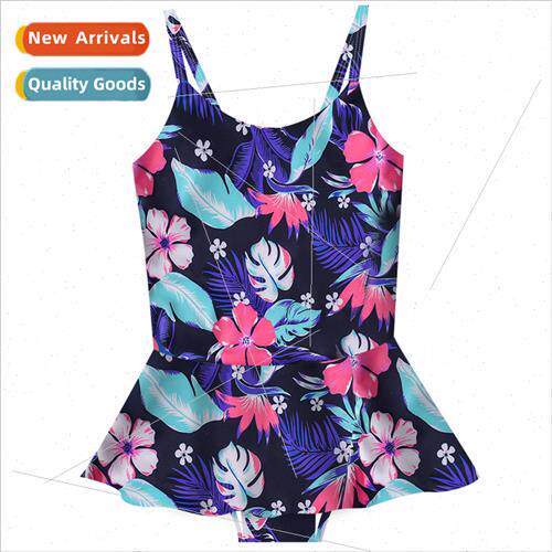 Childrens swimsu 2023 summer girls one-piece skirt bikini ru